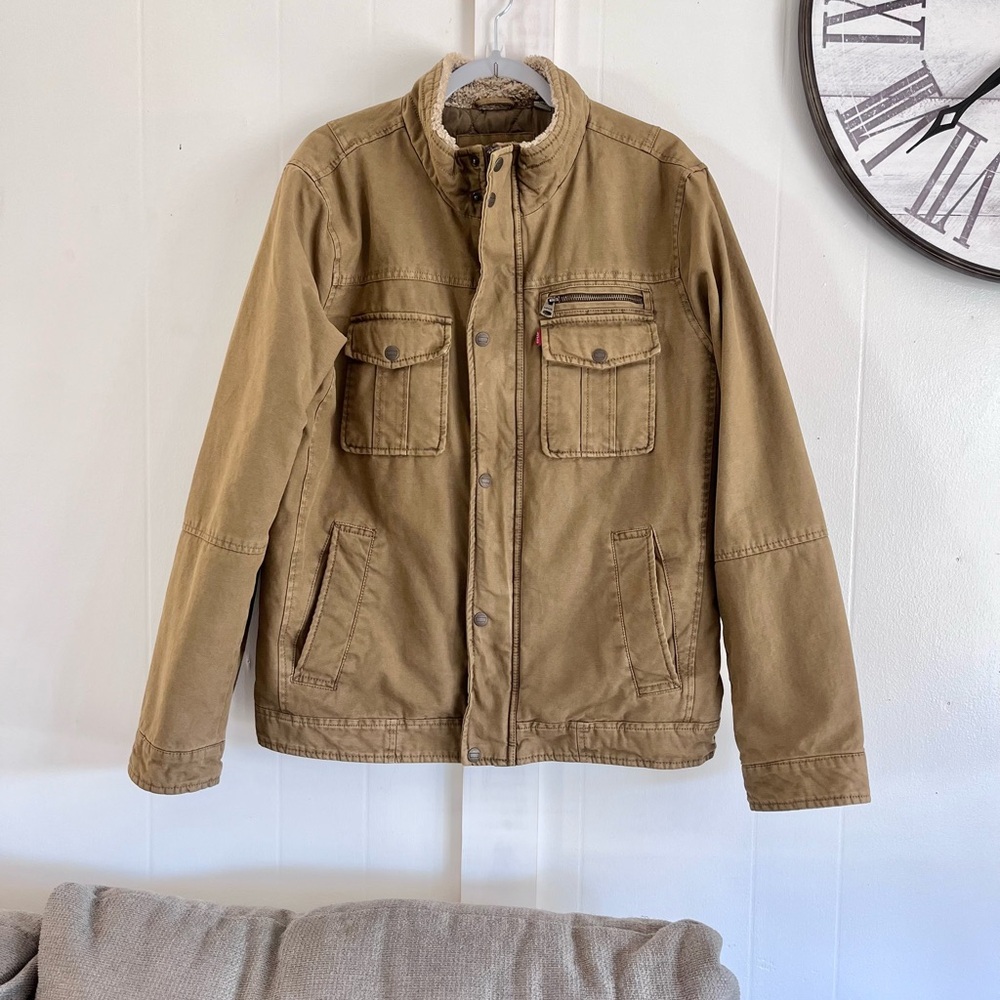 Levi's Brown Military Field Jacket
